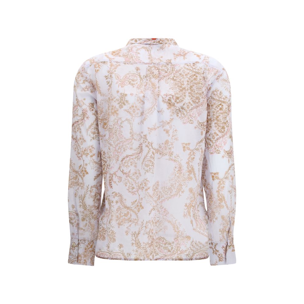 Forte_Forte Multicolor Cotton Pattern Shirt - Luxe Nova