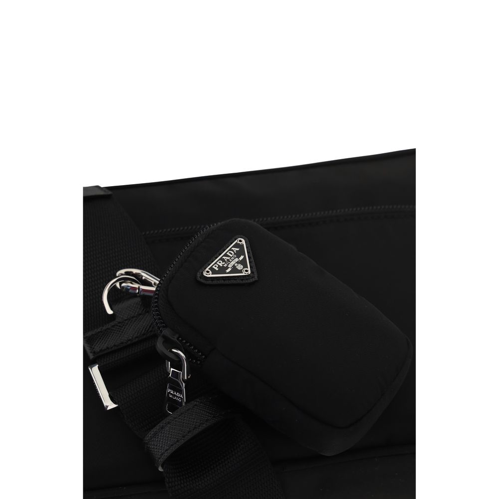Prada Black Nylon Shoulder Bag - Luxe Nova