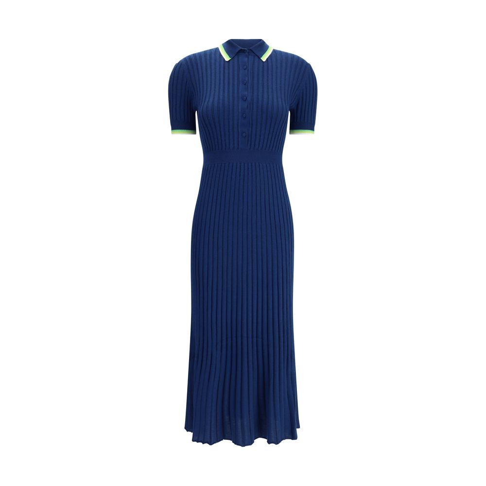 Gabriela Hearst Blue Silk Casual Dress - Luxe Nova