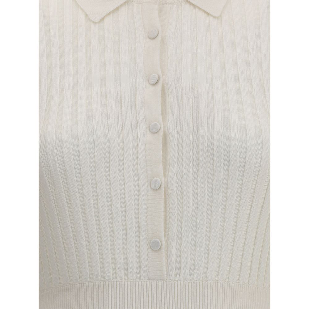 Gabriela Hearst White Silk Casual Dress - Luxe Nova