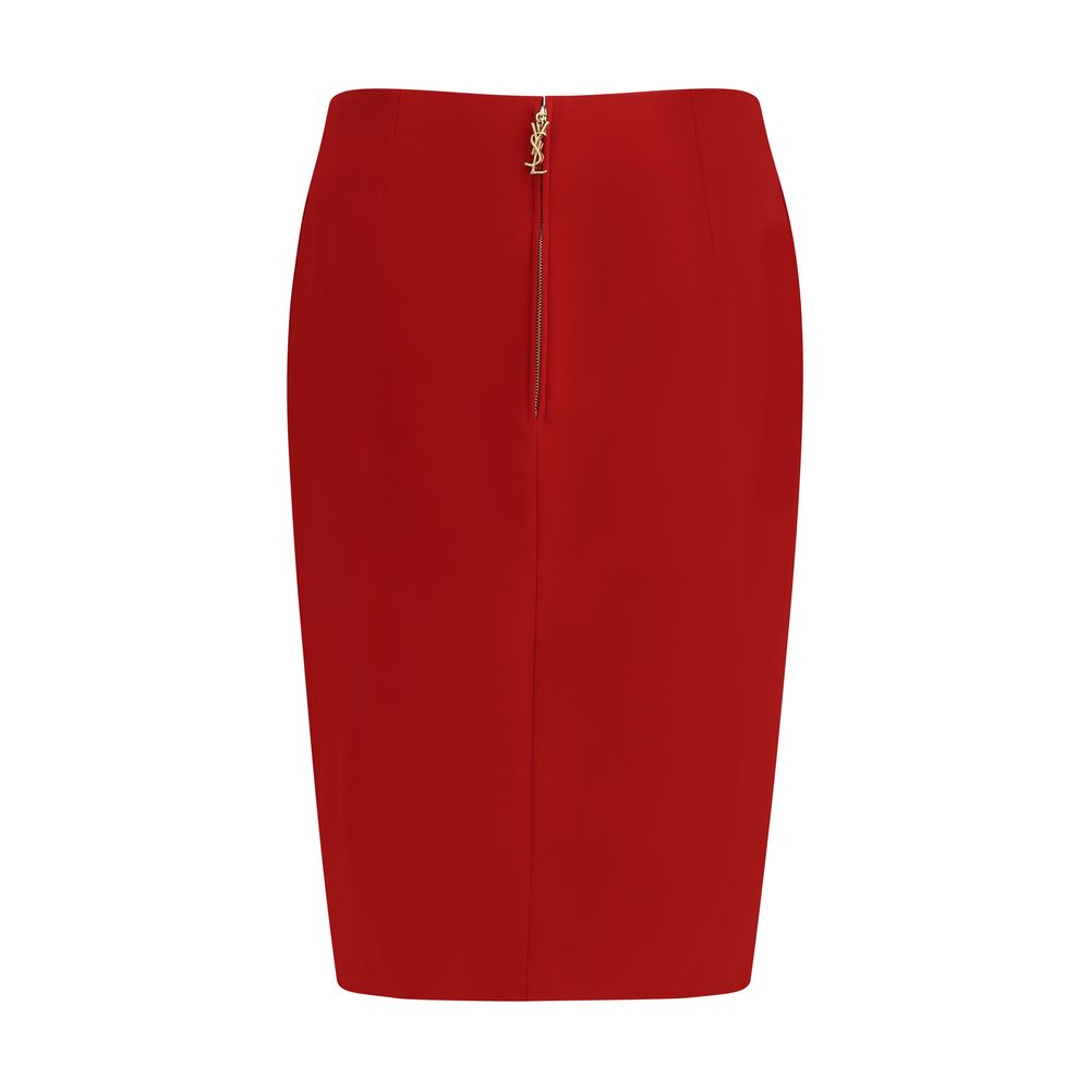 Saint Laurent Multicolor Viscose Skirt - Luxe Nova