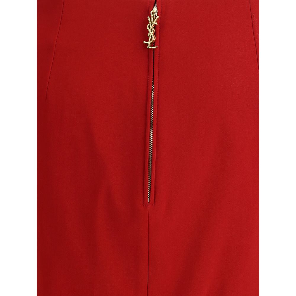 Saint Laurent Multicolor Viscose Skirt - Luxe Nova