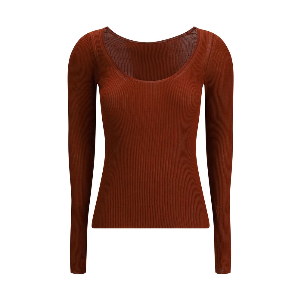 Petar Petrov Orange Silk Top - Luxe Nova