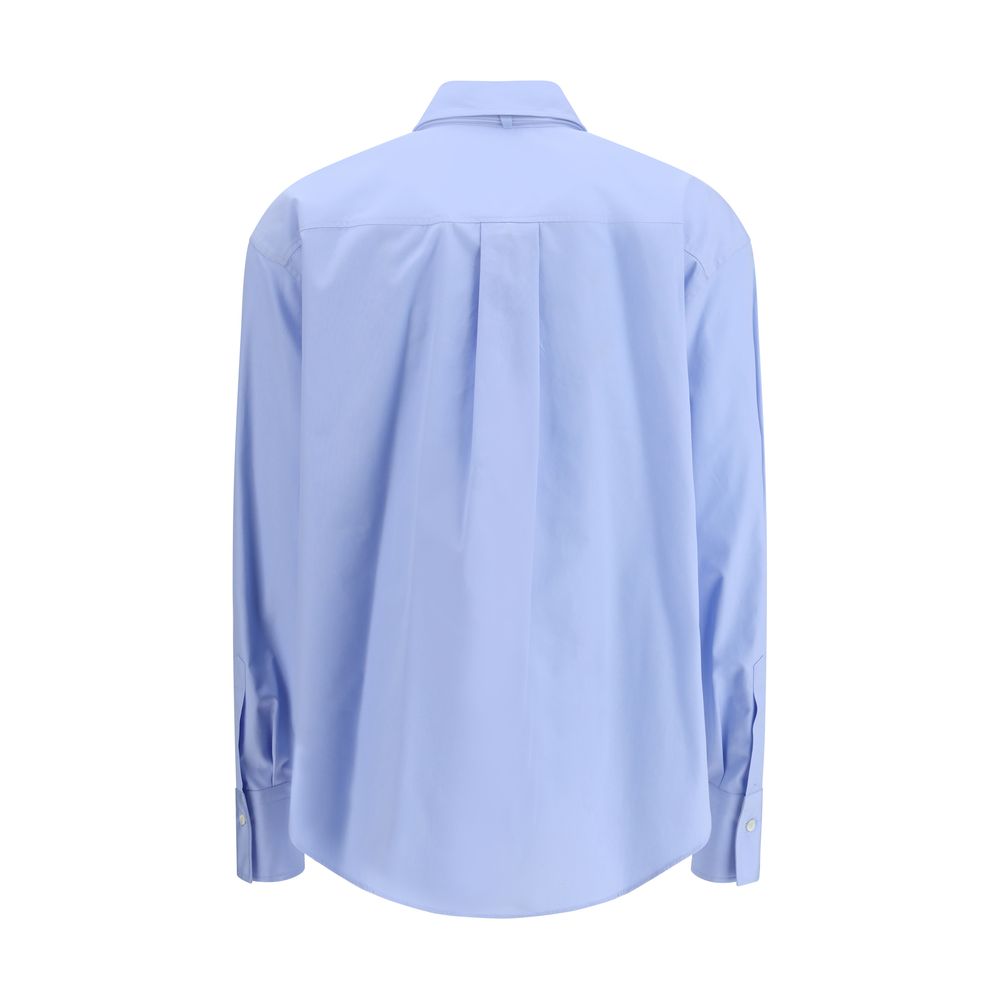 Brunello Cucinelli Blue Cotton Dress Shirt - Luxe Nova