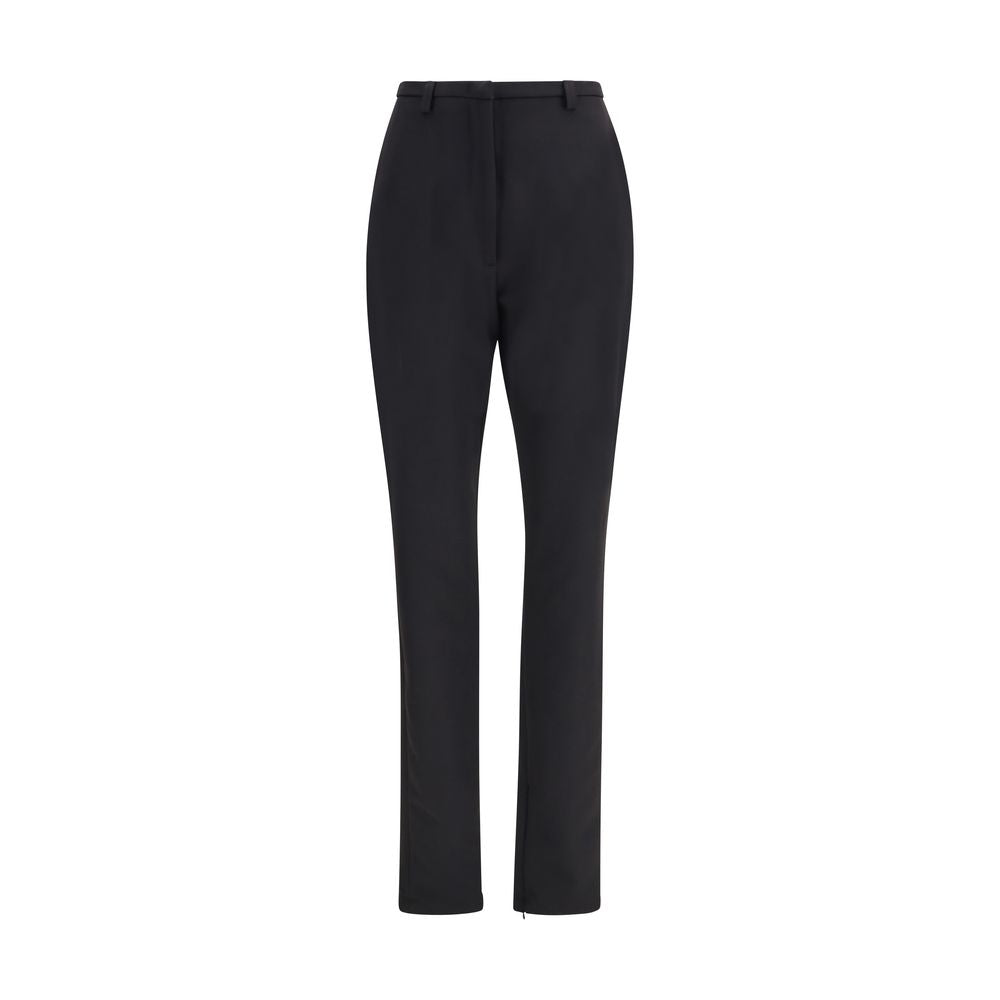 The Latest Black Polyester Skinny Pants - Luxe Nova