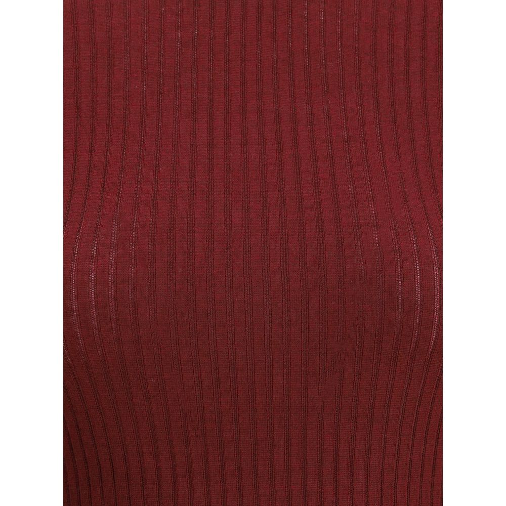 SA SU PHI Bordeaux Cashmere Top - Luxe Nova