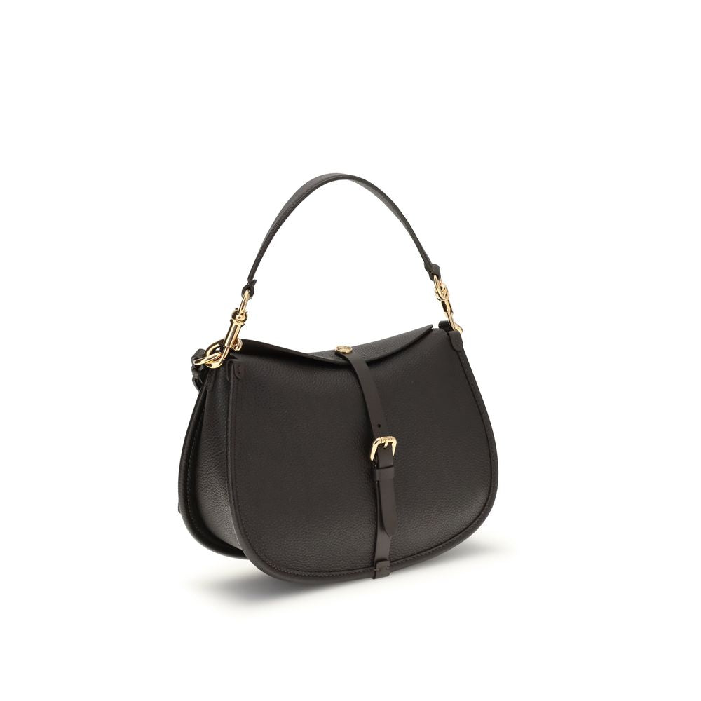 Etro Brown Calf Leather Bos Taurus Shoulder Bag - Luxe Nova
