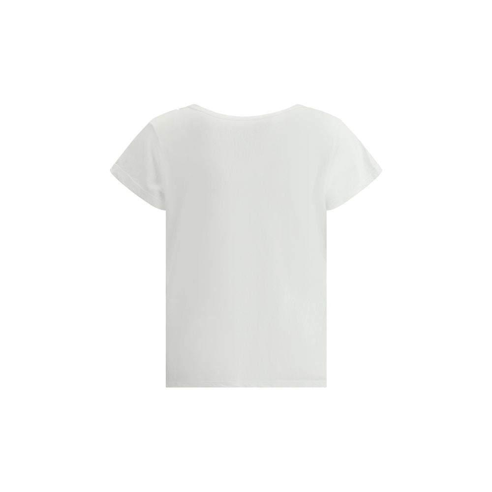 James Perse White Cotton T-Shirt - Luxe Nova
