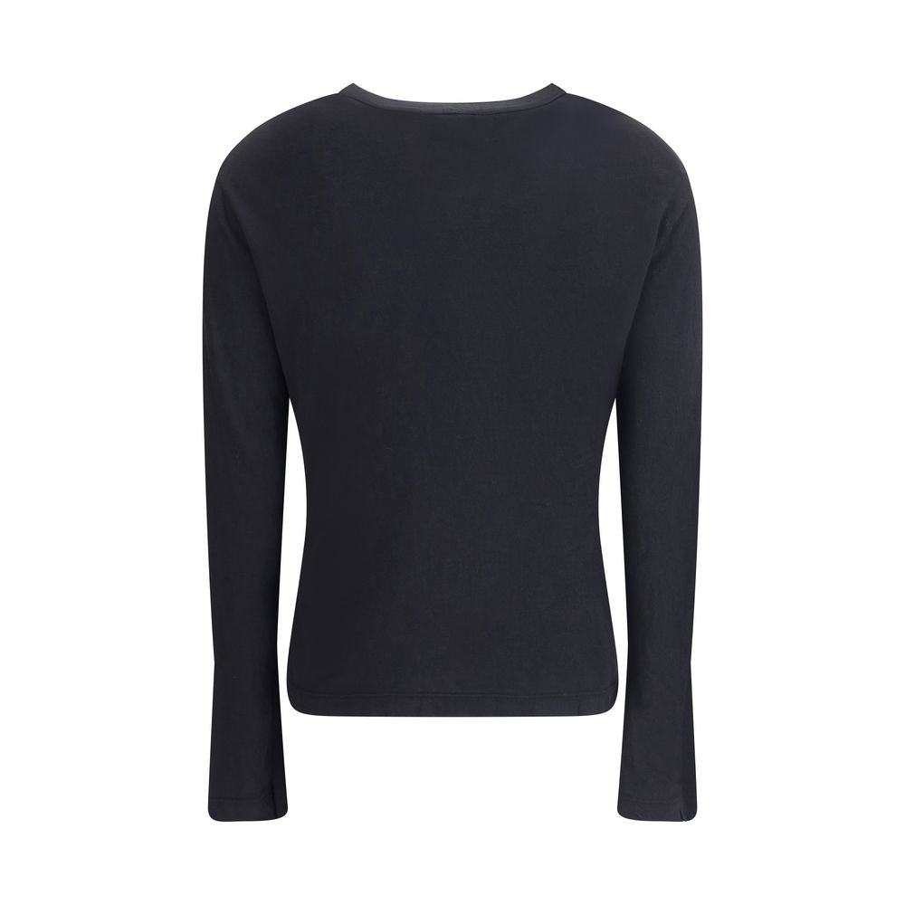 James Perse Black Cotton Sweatshirt - Luxe Nova