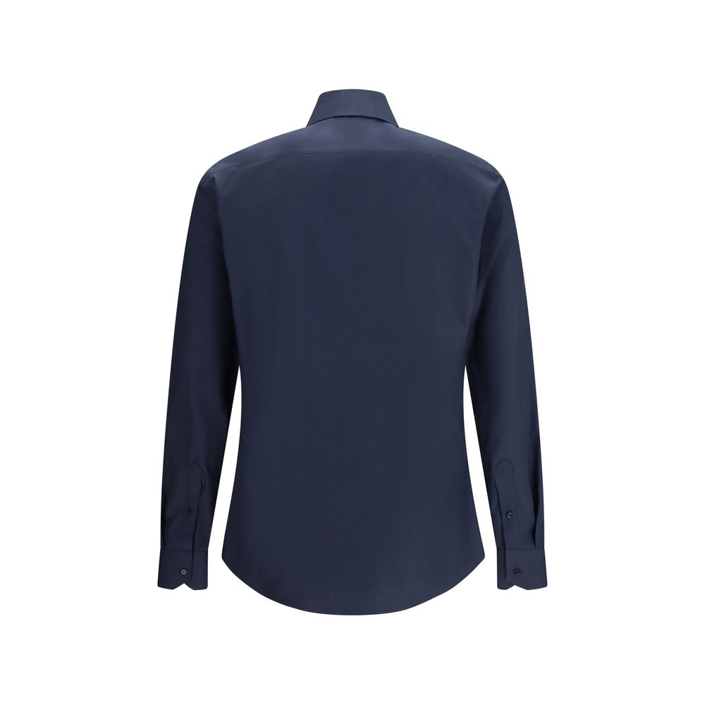 Fendi Blue Cotton Shirt - Luxe Nova