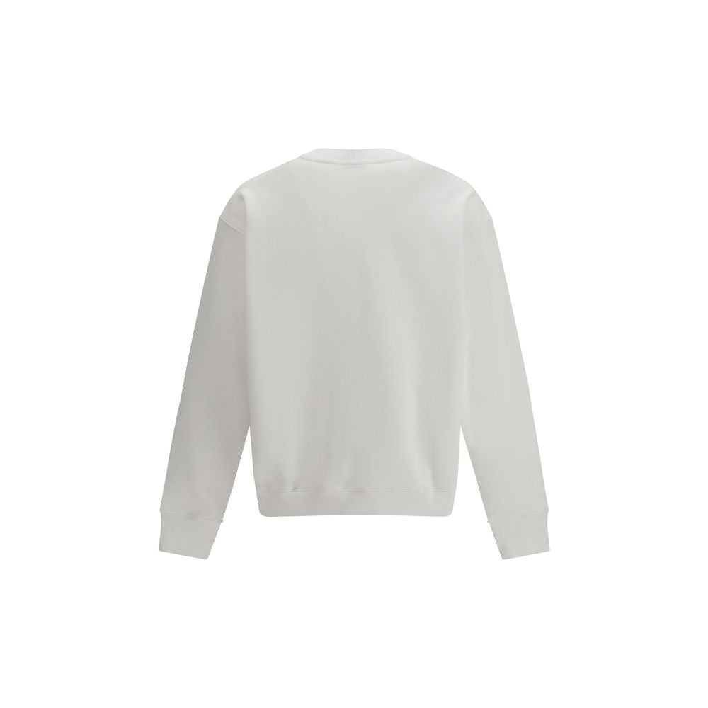 Moschino White Cotton Sweatshirt - Luxe Nova