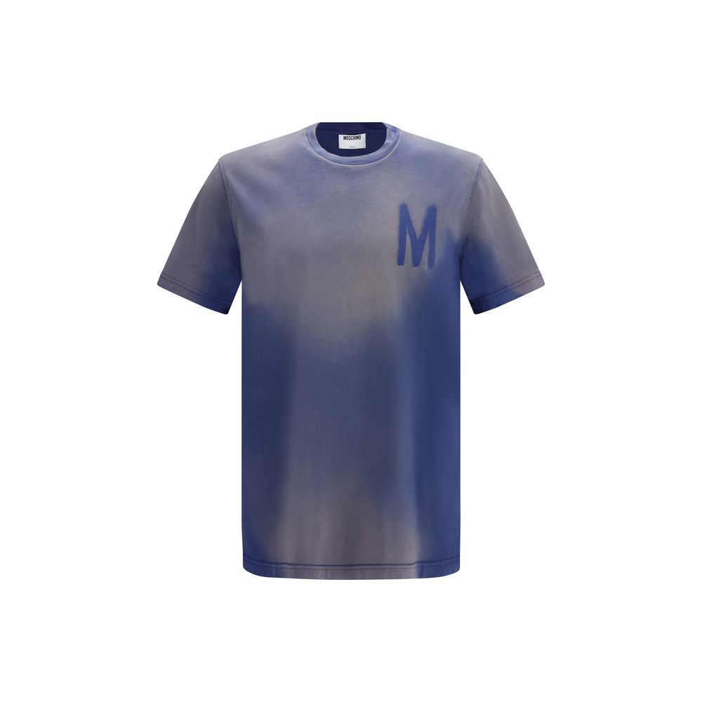 Moschino Blue Cotton T-Shirt - Luxe Nova