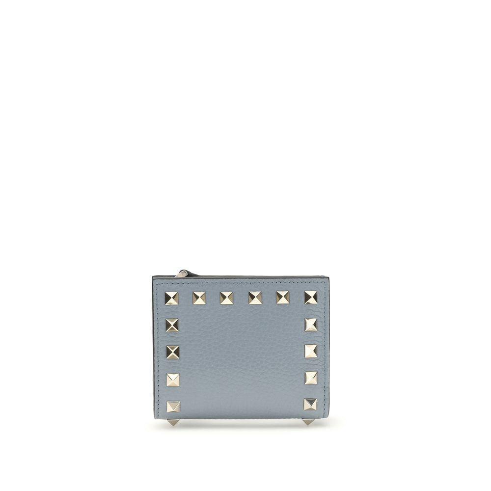 Valentino Garavani Blue Lamb Ovis Aries Aries Wallet - Luxe Nova