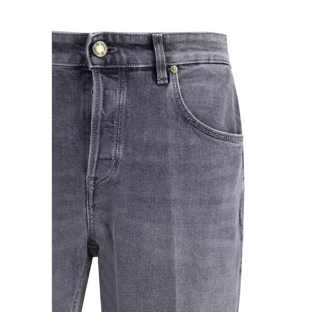 PT Torino Gray Cotton Jeans Denim - Luxe Nova