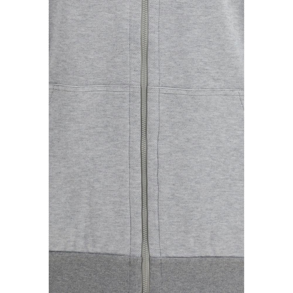Brioni Gray Cotton Sweatshirt - Luxe Nova