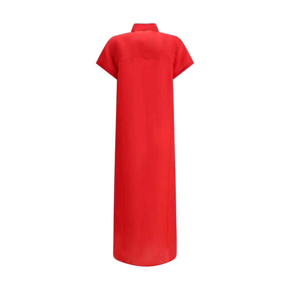 Khaite Multicolor Silk Casual Dress - Luxe Nova