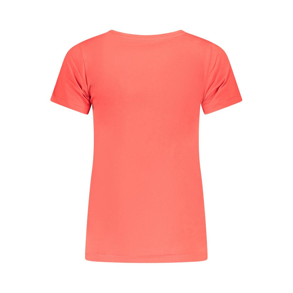 Pepe Jeans Red Cotton Women T-Shirt - Luxe Nova