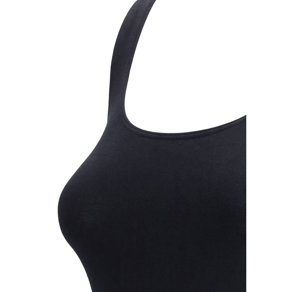 Wolford Black Cotton Top - Luxe Nova