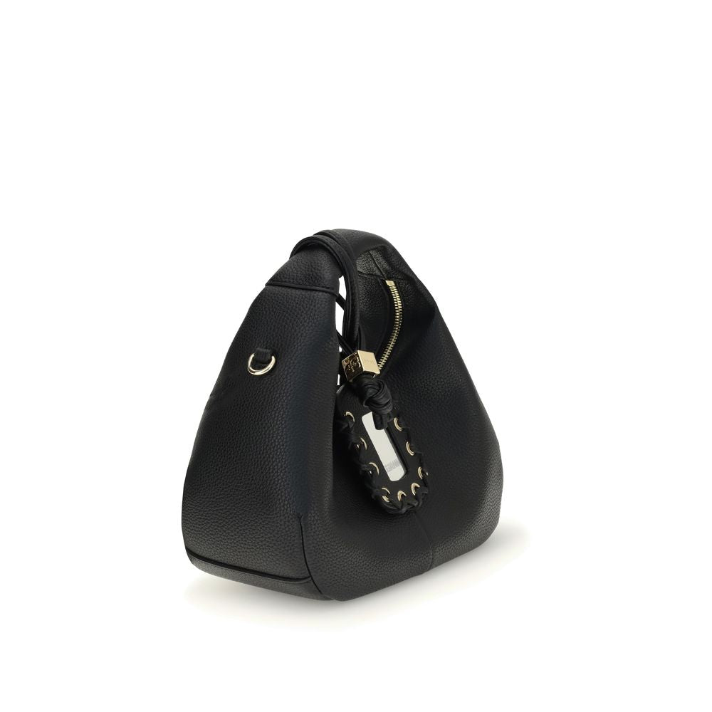 Ganni Black Recycled Polyester Handbag - Luxe Nova