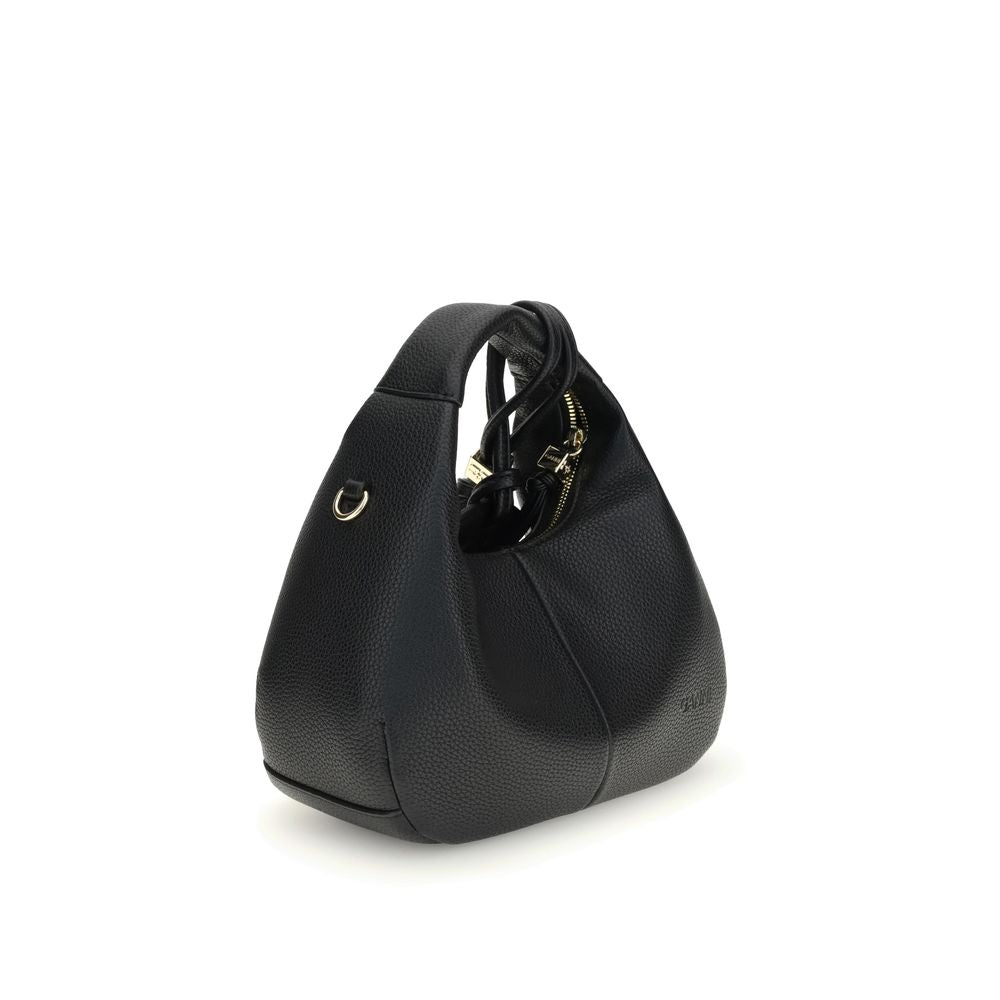 Ganni Black Recycled Polyester Handbag - Luxe Nova