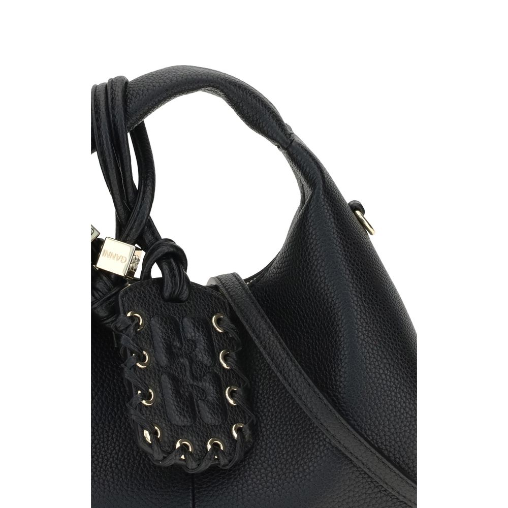 Ganni Black Recycled Polyester Handbag - Luxe Nova