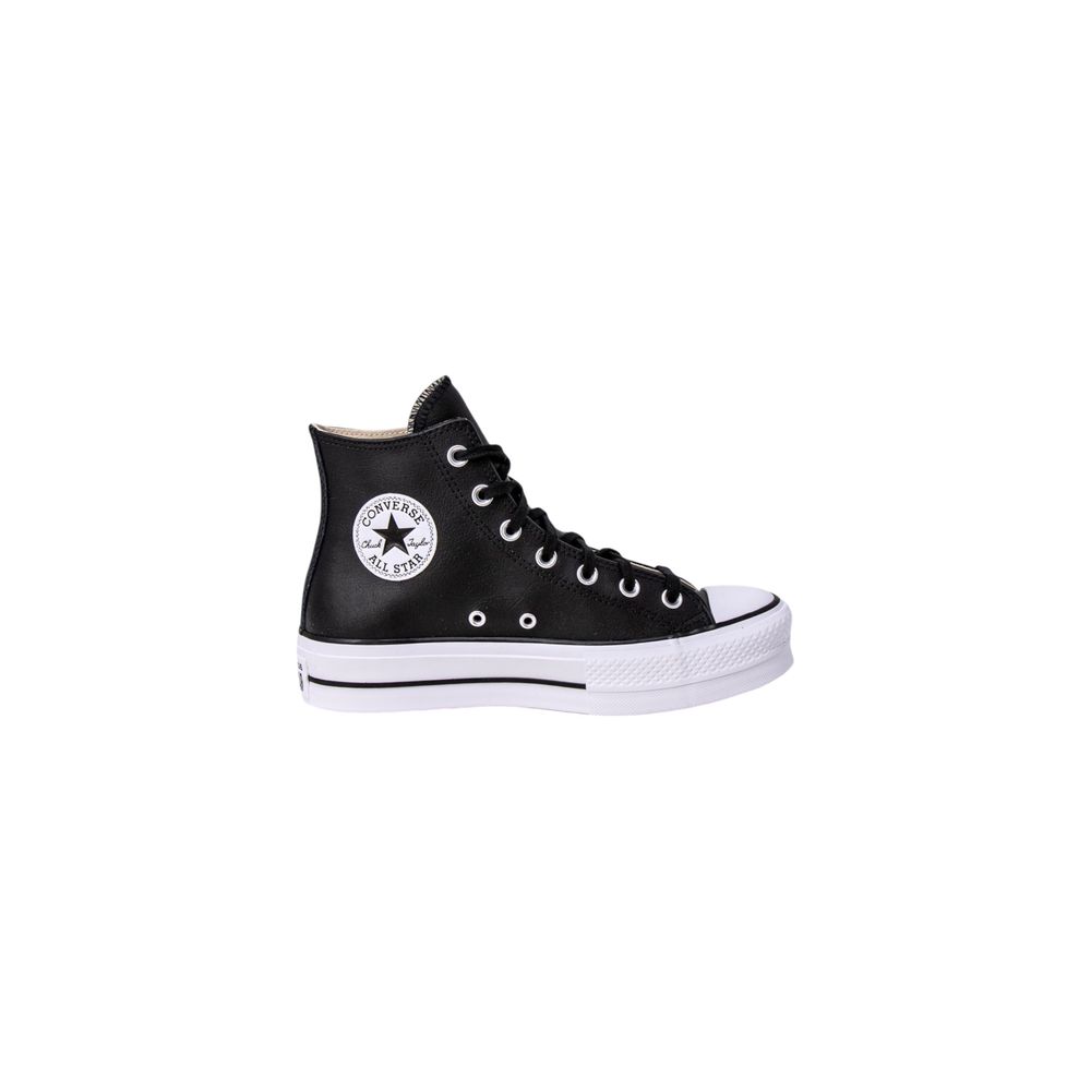 Converse Black Polyethylene Platform Sneakers - Luxe Nova