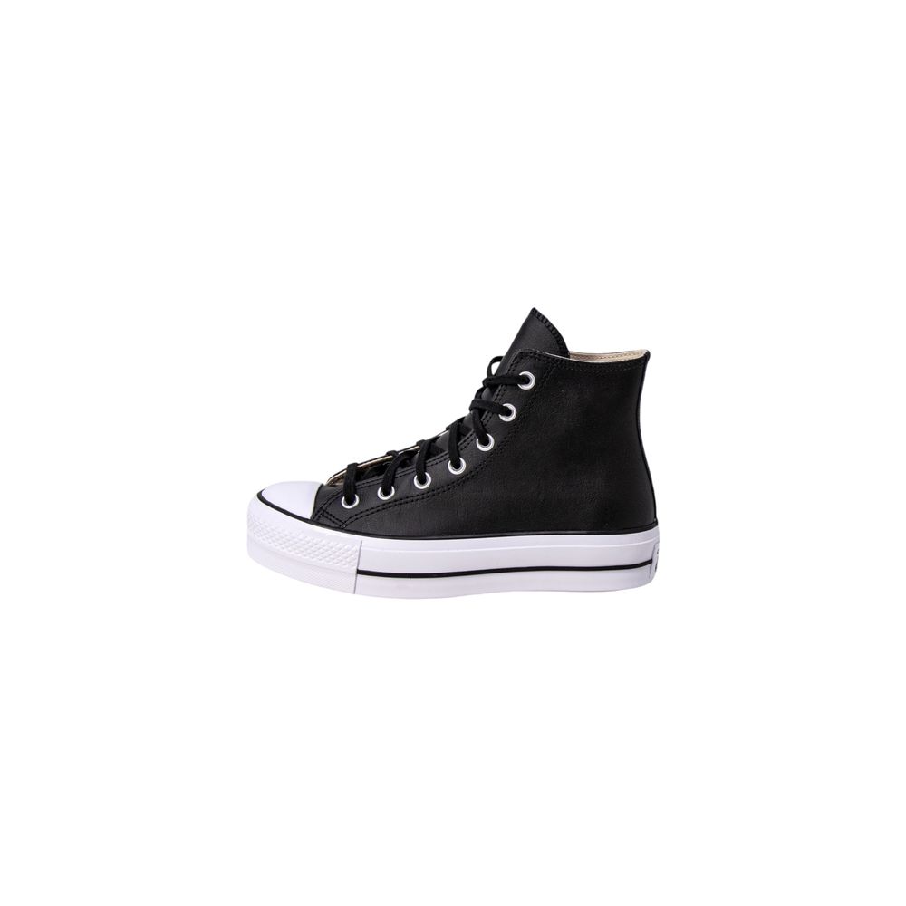 Converse Black Polyethylene Platform Sneakers - Luxe Nova