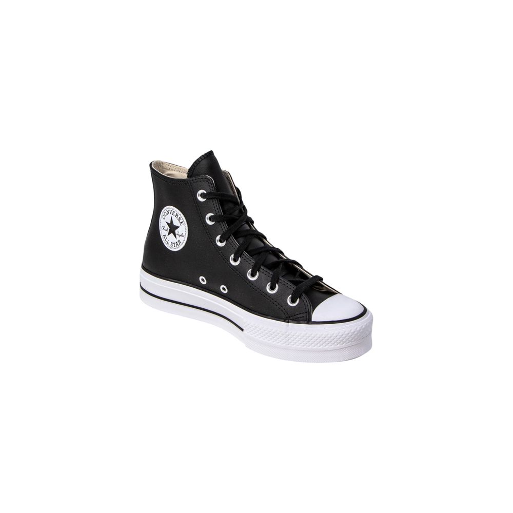 Converse Black Polyethylene Platform Sneakers - Luxe Nova