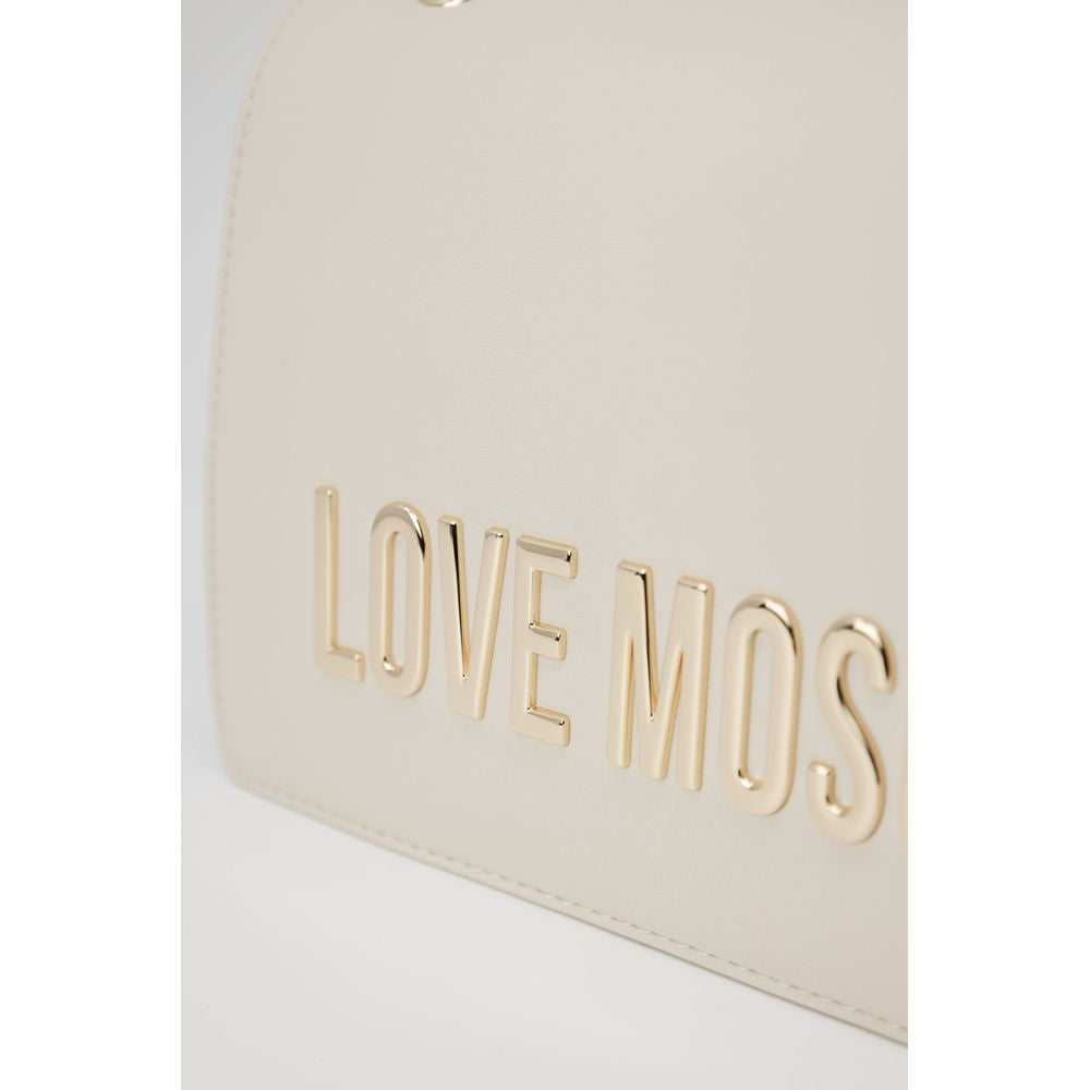 Love Moschino Beige Polyethylene Handbag - Luxe Nova