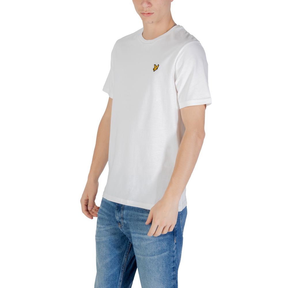 Lyle & Scott White Cotton T-Shirt - Luxe Nova