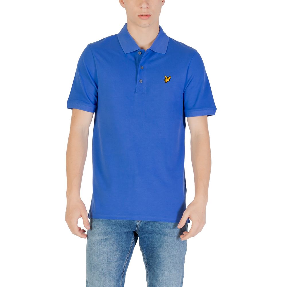 Lyle & Scott Blue Cotton Polo Shirt - Luxe Nova