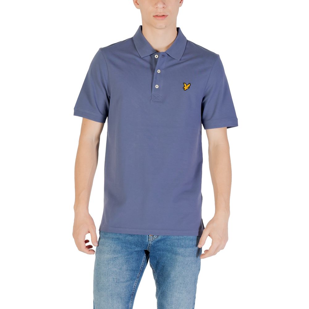Lyle & Scott Blue Cotton Polo Shirt - Luxe Nova