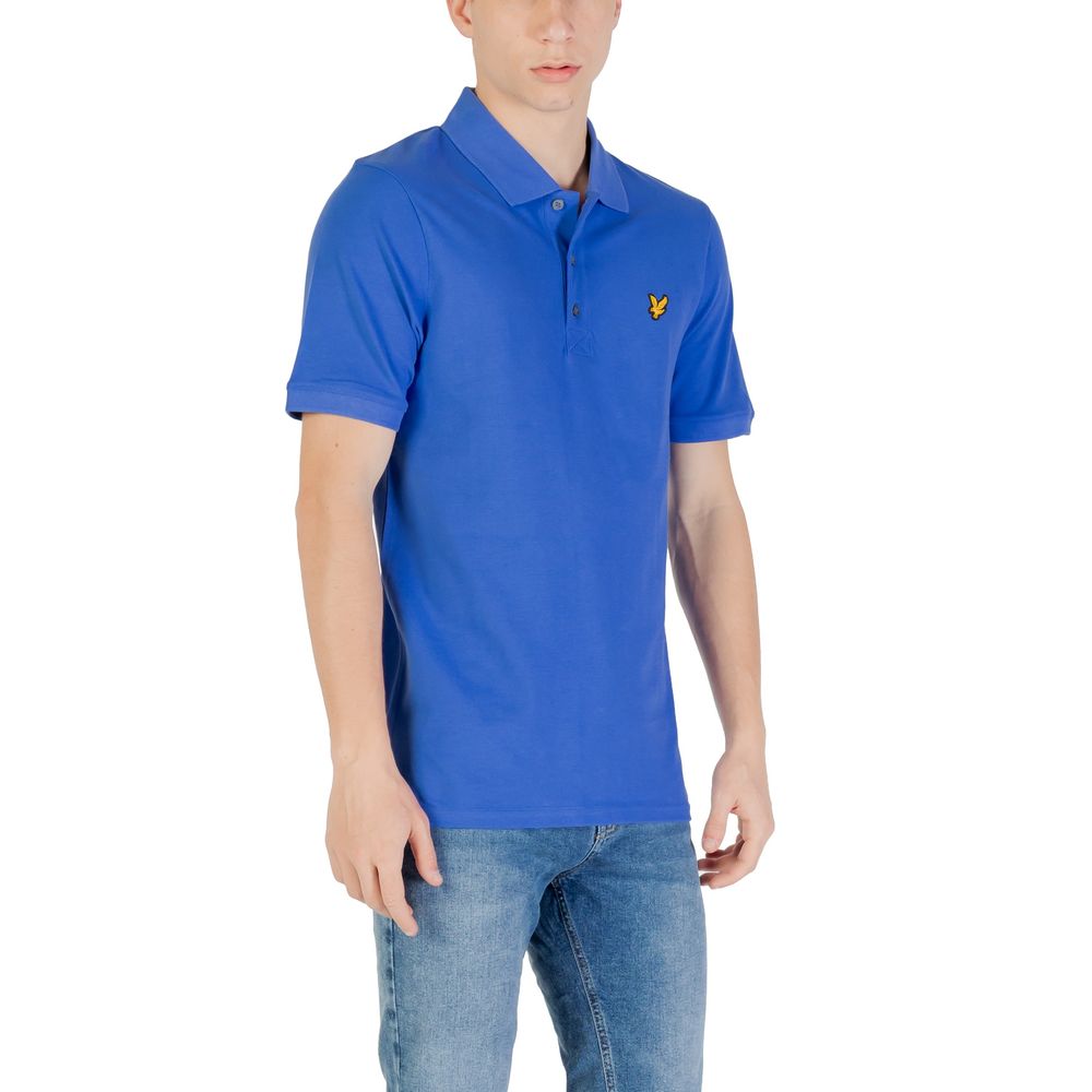 Lyle & Scott Blue Cotton Polo Shirt - Luxe Nova