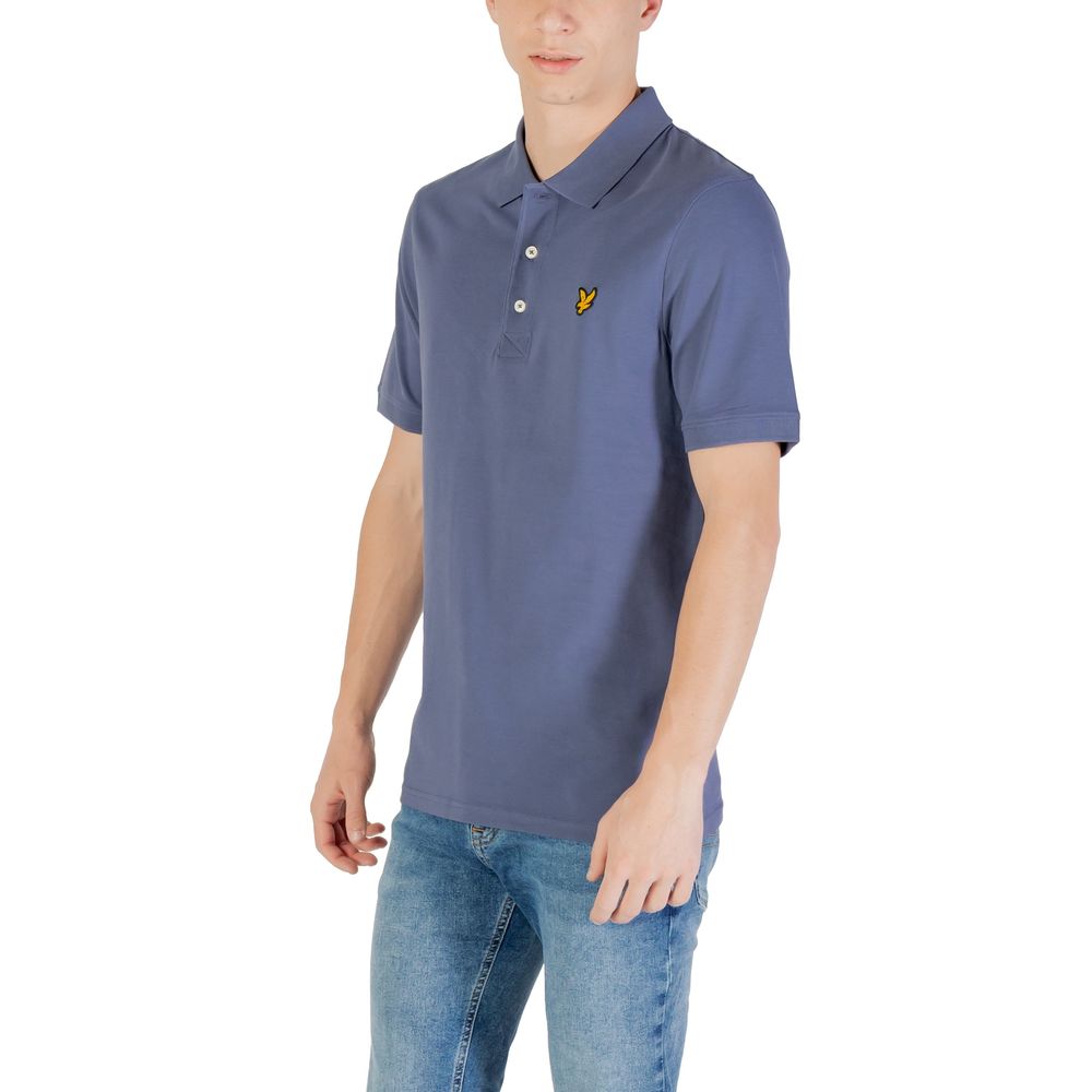 Lyle & Scott Blue Cotton Polo Shirt - Luxe Nova