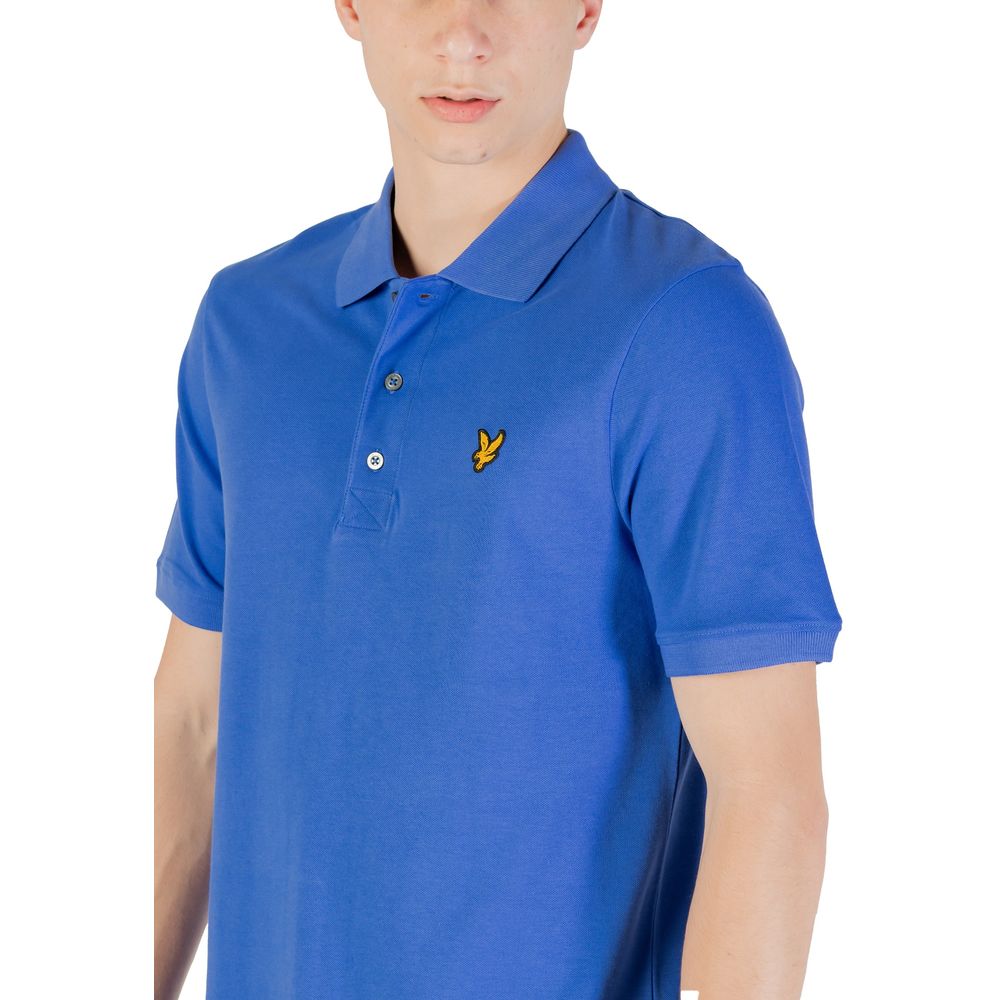 Lyle & Scott Blue Cotton Polo Shirt - Luxe Nova