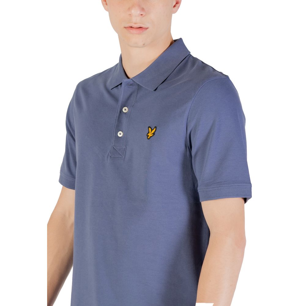 Lyle & Scott Blue Cotton Polo Shirt - Luxe Nova