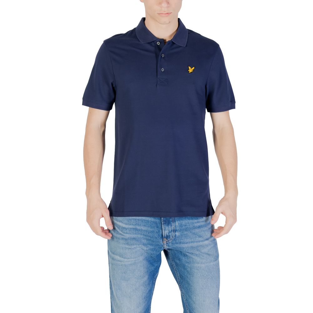 Lyle & Scott Blue Cotton Polo Shirt - Luxe Nova