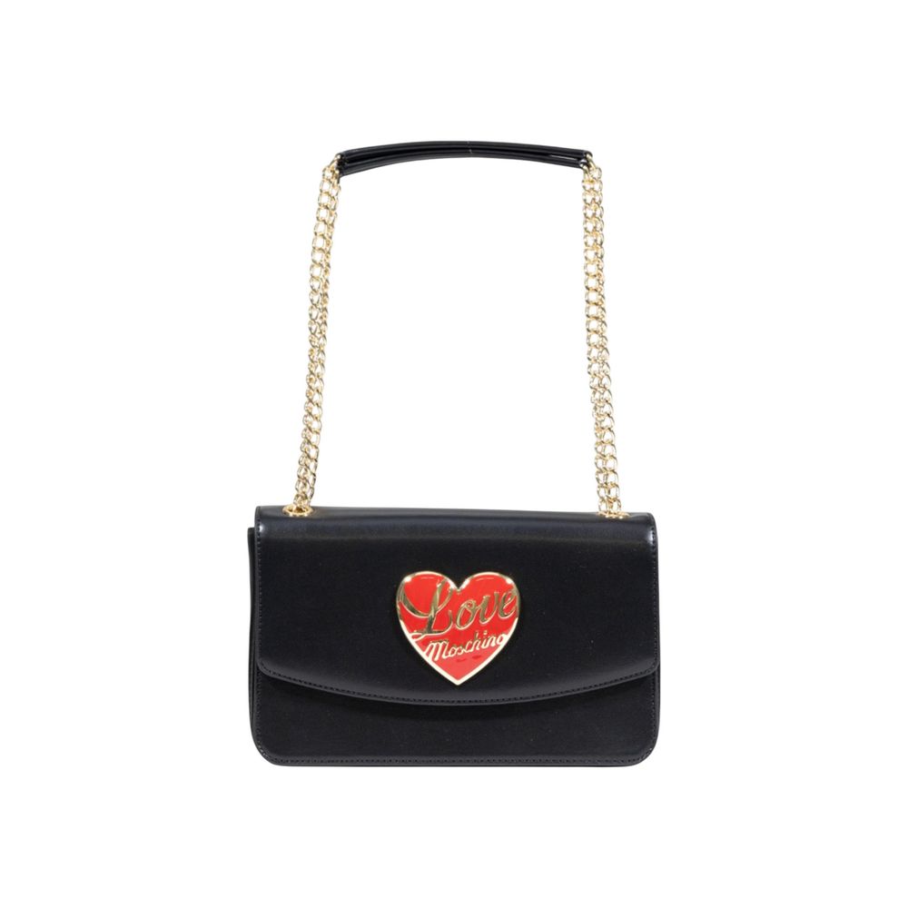 Love Moschino Black Polyethylene Handbag - Luxe Nova