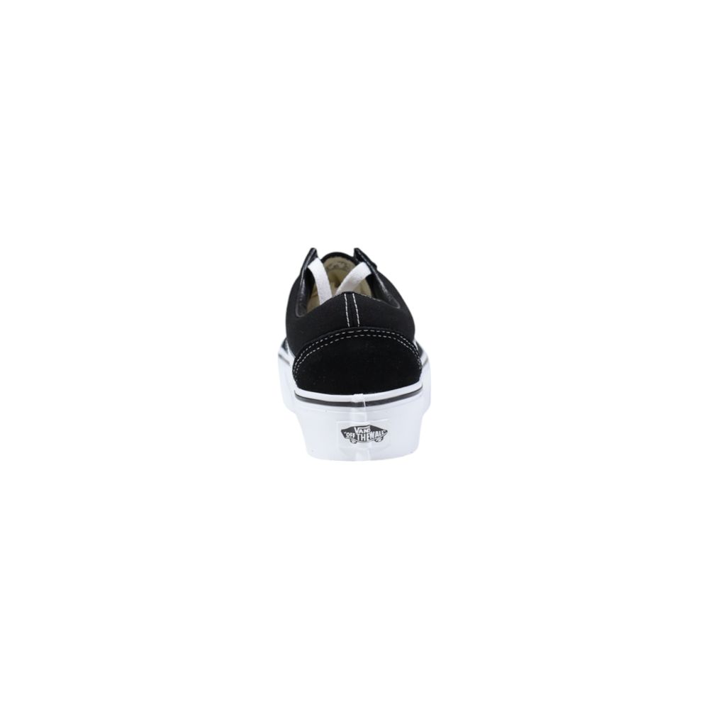 Vans Black And White Fabric Platform Sneakers - Luxe Nova