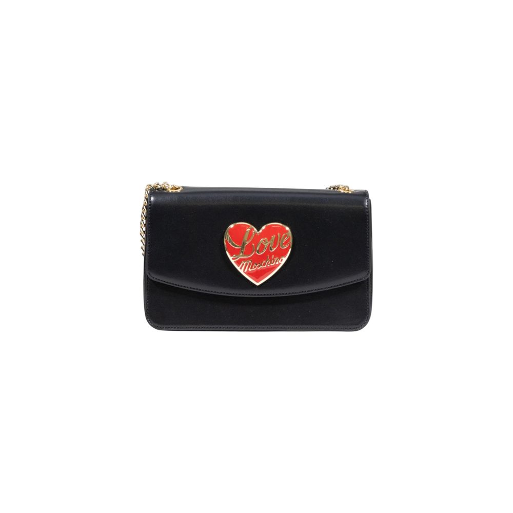 Love Moschino Black Polyethylene Handbag - Luxe Nova
