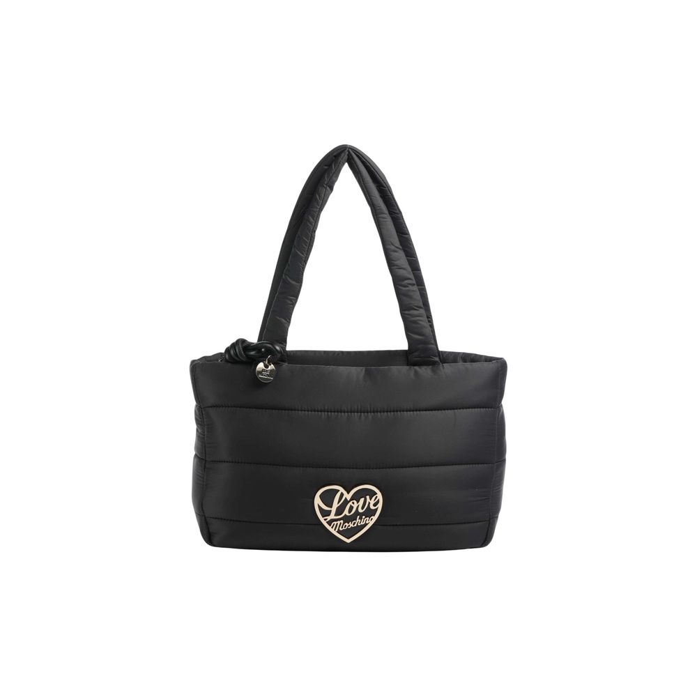 Love Moschino Black Nylon Handbag - Luxe Nova