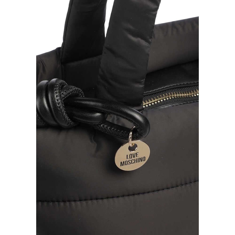 Love Moschino Black Nylon Handbag - Luxe Nova