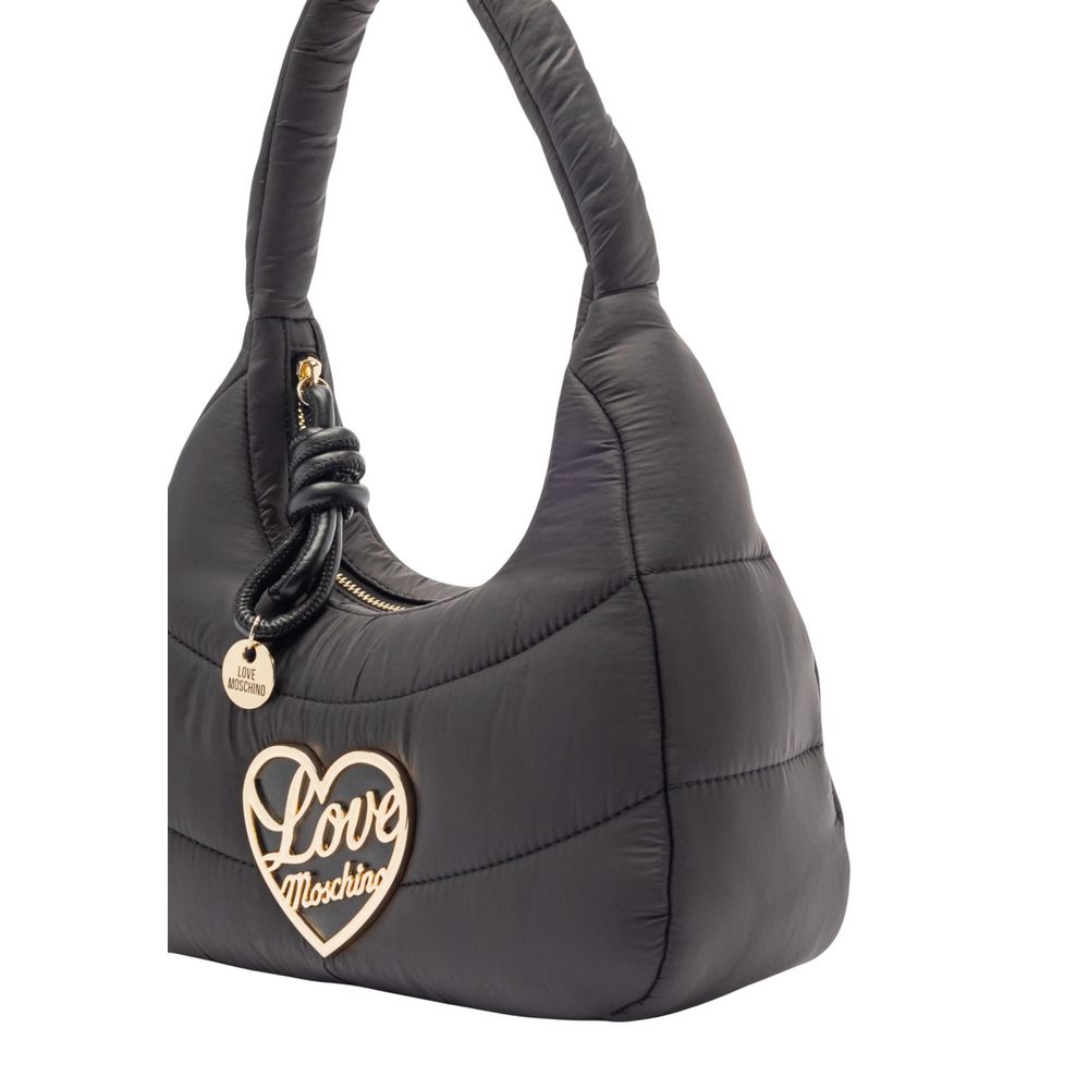 Love Moschino Black Nylon Handbag - Luxe Nova
