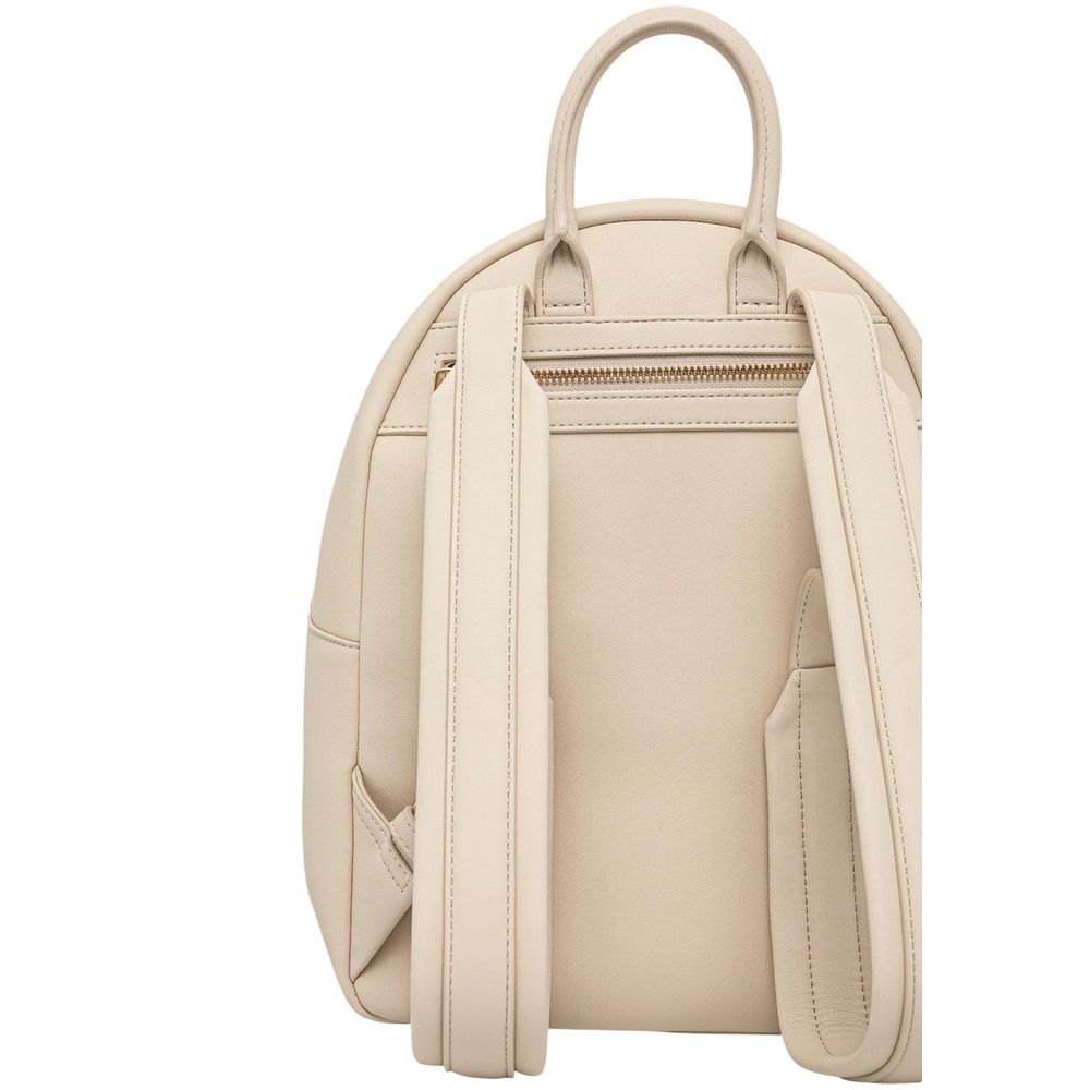 Love Moschino Beige Polyethylene Backpack - Luxe Nova