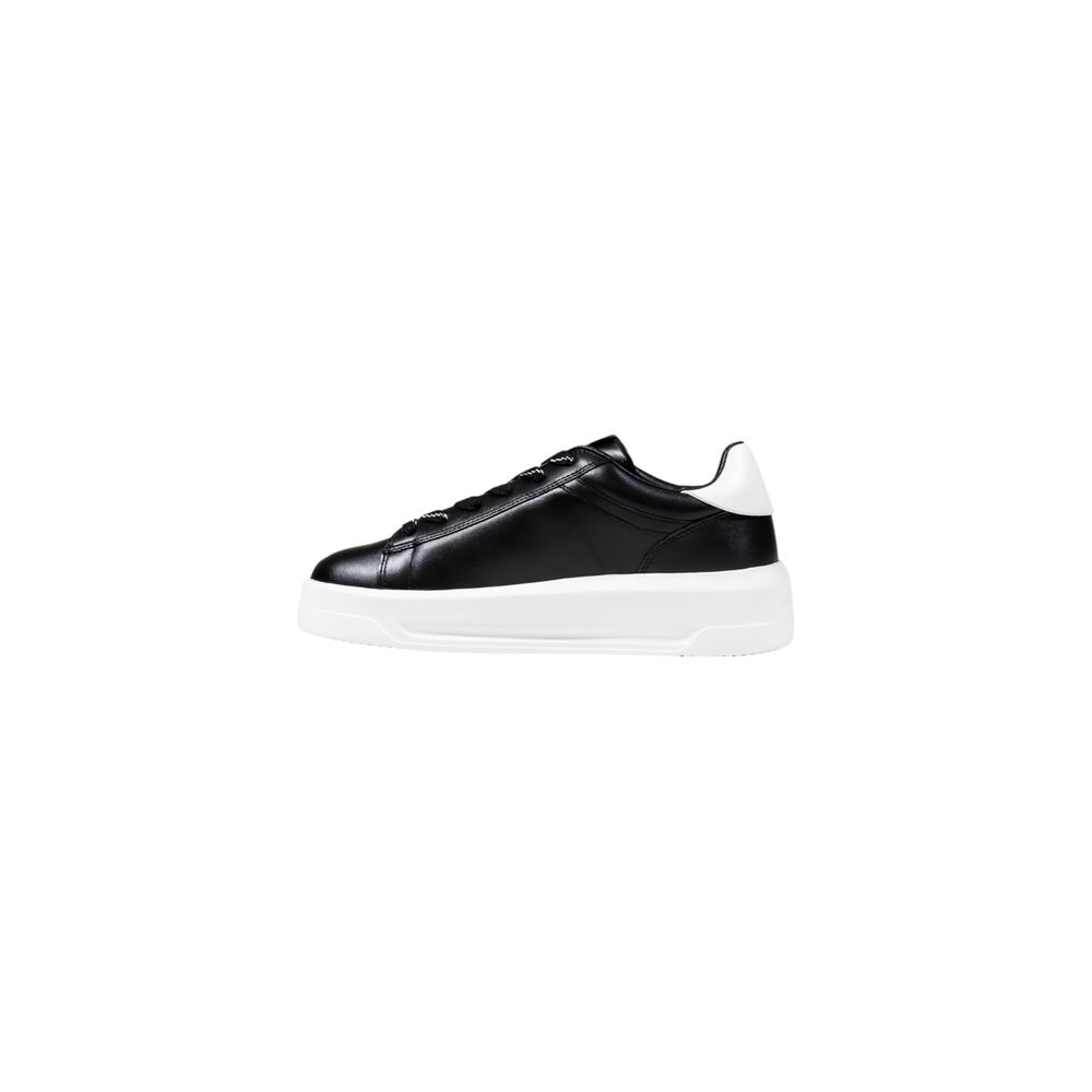 Love Moschino Black And White Synthetic Chunky Sneakers - Luxe Nova