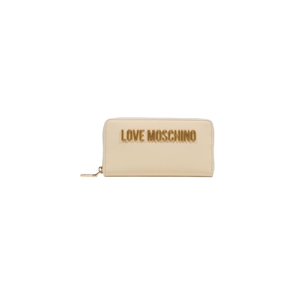 Love Moschino Beige Polyethylene Wallet - Luxe Nova