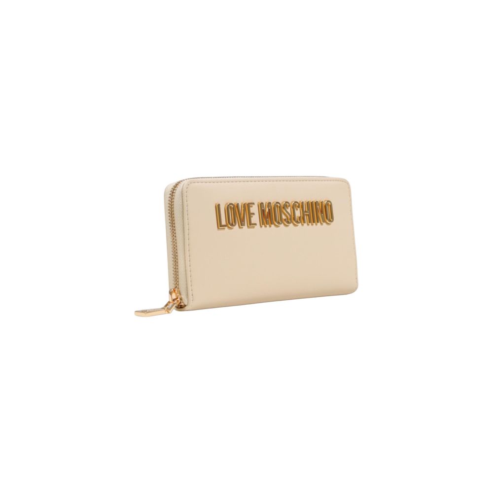 Love Moschino Beige Polyethylene Wallet - Luxe Nova