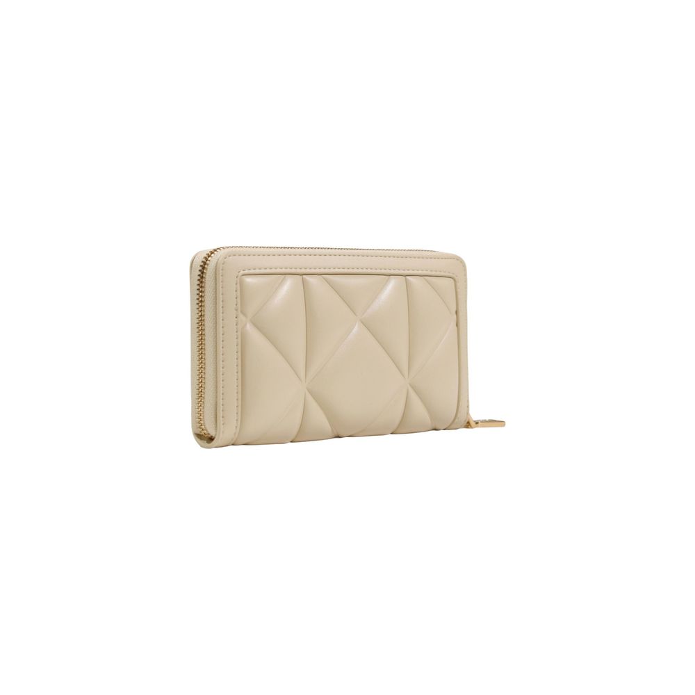 Love Moschino Cream Artificial Leather Wallet - Luxe Nova