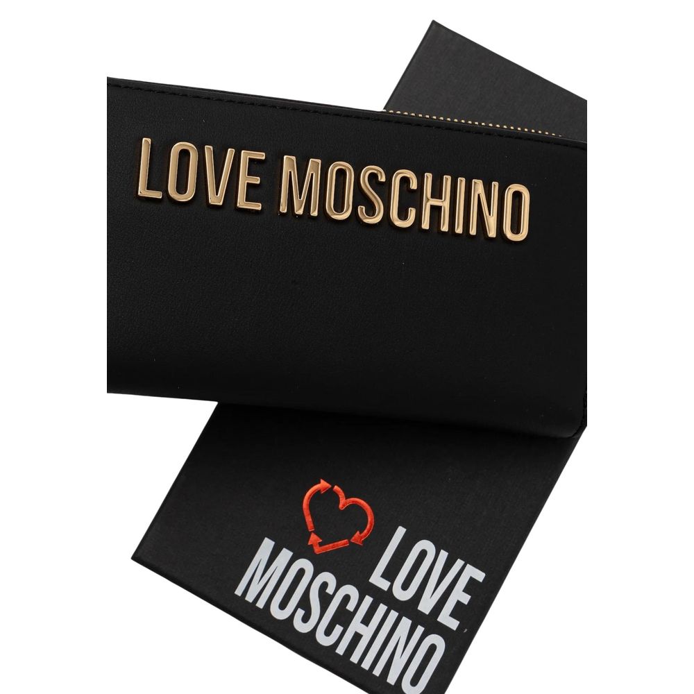 Love Moschino Black Polyethylene Wallet - Luxe Nova