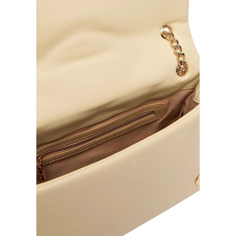 Love Moschino Beige Artificial Leather Handbag - Luxe Nova